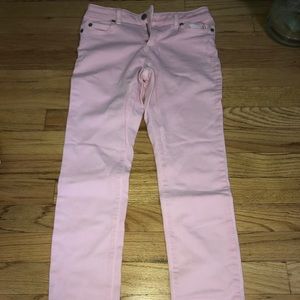 Girls pink size 10 vineyard vines skinny jeans